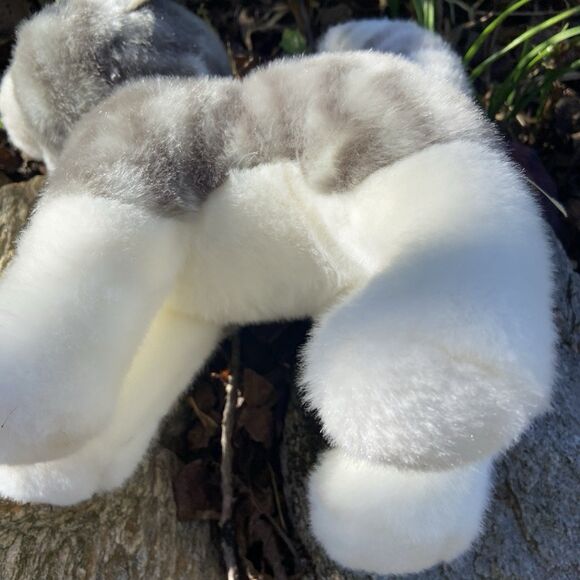 Aurora Miyoni Grey Tabby Kitty Cat Striped Stuffed Plush Standing Green Eyes 9" - Picture 6 of 7